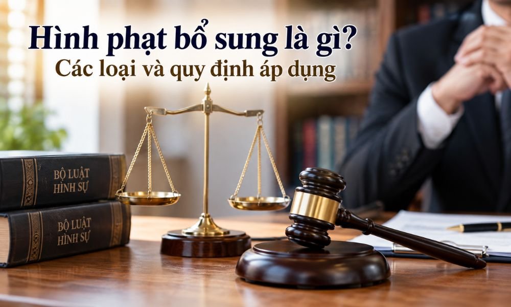 Hình phạt bổ sung là gì? Các loại và quy định áp dụng